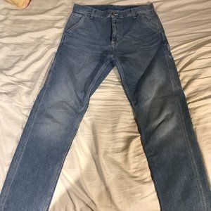 Carhartt WIP Ruck Single Knee Pants - Blue Light True Washed - 30 (fits like 31)